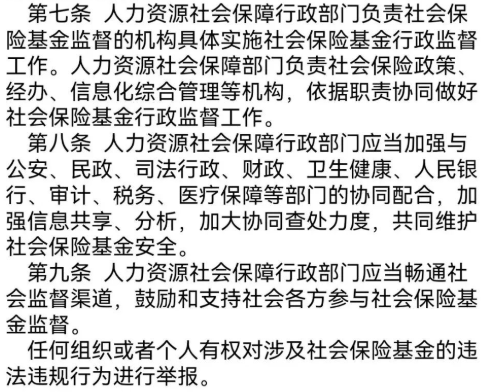 “社會(huì )保險基金行政監督辦法”/